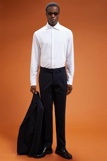 TROUSER DK BLUE