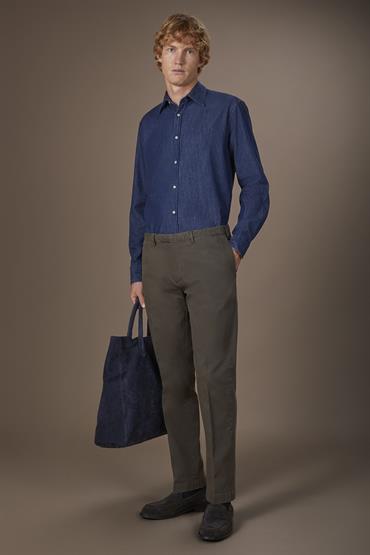 TROUSERS WITH PINCES MILITARY