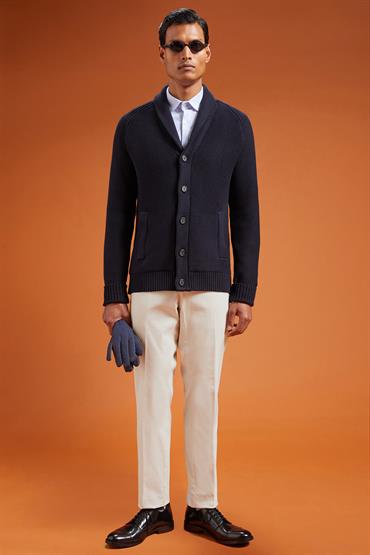 TROUSERS WITH DOUBLE PINCES ICE