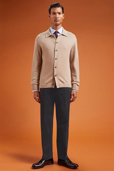 TROUSERS WITH DOUBLE PINCES BLACK