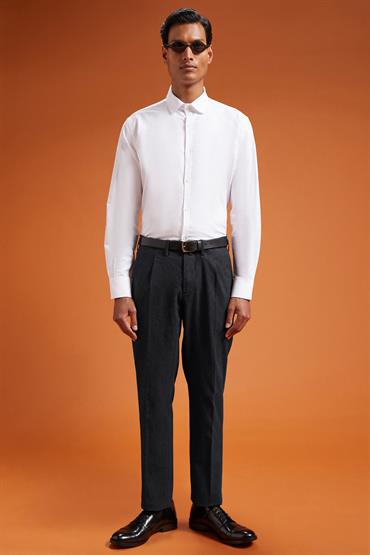 TROUSERS WITH PINCES ANTHRACITE
