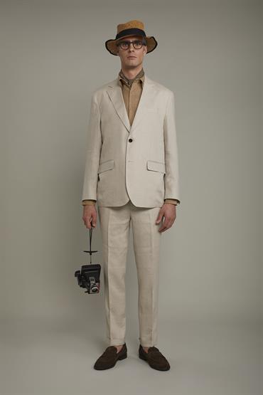 SINGLE BREASTED SUIT BEIGE