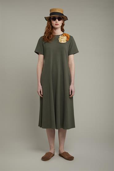 SHORT SLEEVES DRESS MILITARY