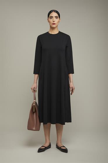 LONG SLEEVES DRESS BLACK