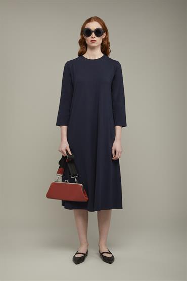 LONG SLEEVES DRESS DK BLUE