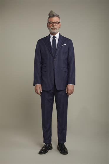 SINGLE BREASTED SUIT DK BLUE