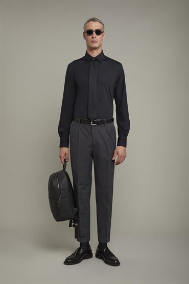 CLASSIC COLLAR REGULAR FIT BLACK