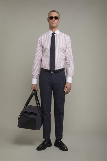 CLASSIC COLLAR REGULAR FIT WHITE/RED