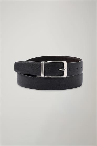 BELT 32 MM BLACK/BROWN