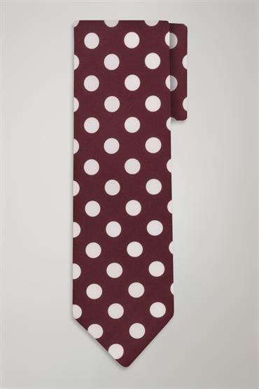 BAMBOO BLEND BORDEAUX/WHITE