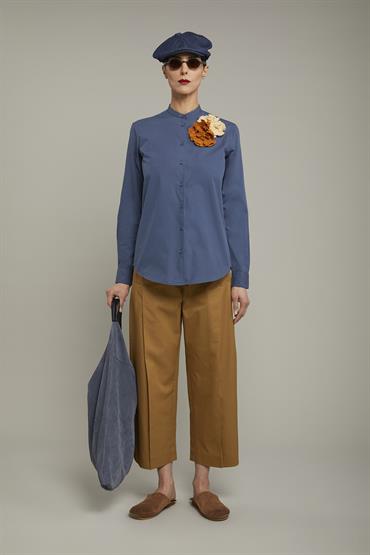 MAO COLLAR REGULAR FIT GREY