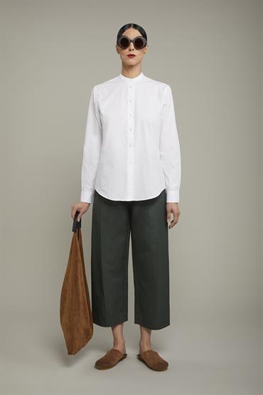 MAO COLLAR REGULAR FIT WHITE