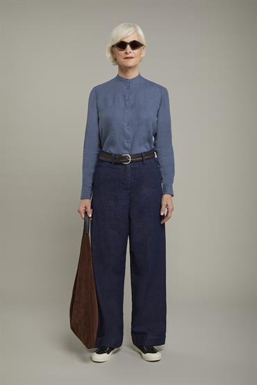 MAO COLLAR REGULAR FIT GREY