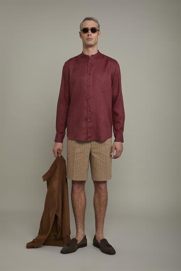 MAO COLLAR BORDEAUX