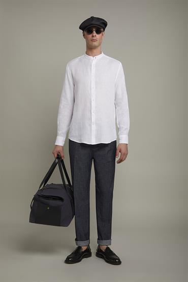 MAO COLLAR WHITE
