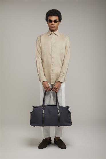 FRENCH COLLAR SHIRT BEIGE