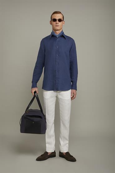 ITALINA COLLAR BAGGY FIT DENIM