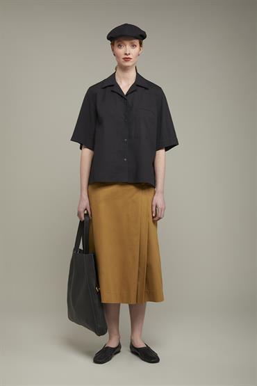 SHIRT REVER NECK BLACK