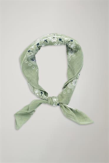 FOULARD 70X70 LT GREEN