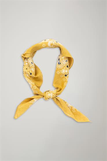 FOULARD 70X70 OCHRE YELLOW