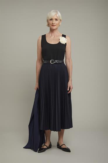 LONG SKIRT DK BLUE