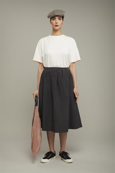 MIDI SKIRT DK GREY
