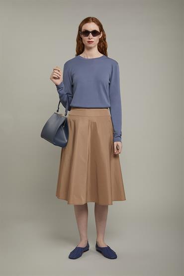 ROUND NECK SWEATER CERULEAN
