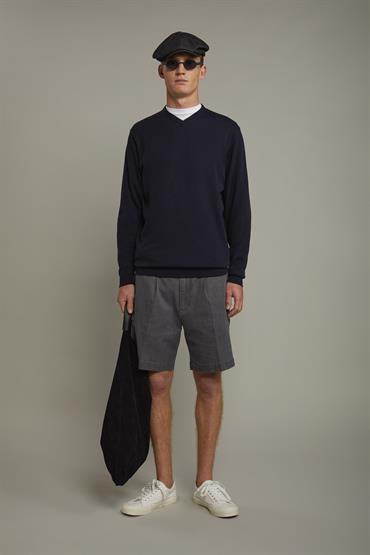 V-NECK SWEATER MIDNIGHT