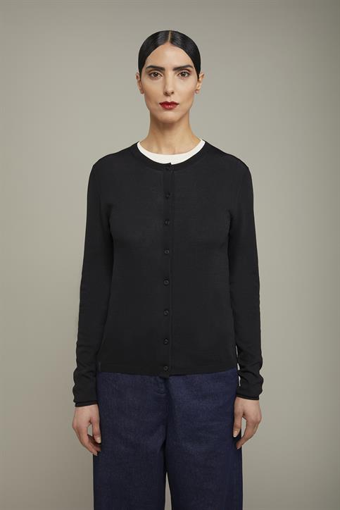 ROUND NECK CARDIGAN