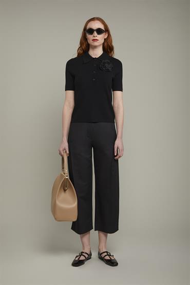 SHORT SLEEVES POLO BLACK