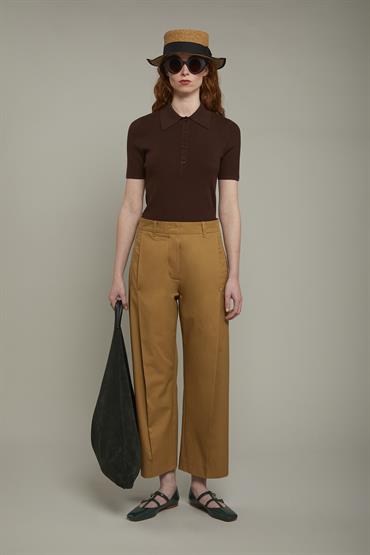 SHORT SLEEVES POLO BROWN
