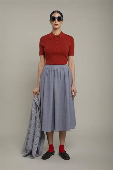SHORT SLEEVES POLO CLAY