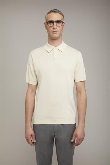 SHORT SLEEVES KNITTED POLO