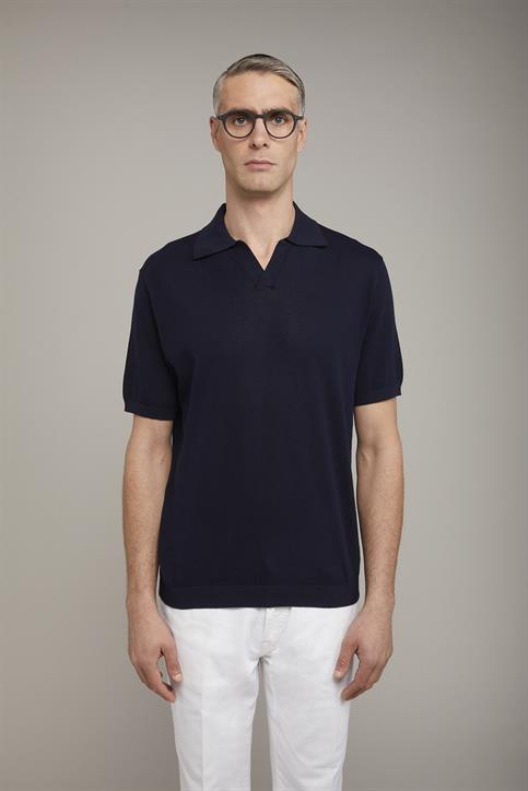 SHORT SLEEVES KNITTED POLO DERBY
