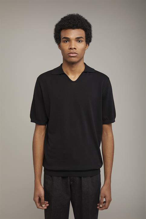SHORT SLEEVES KNITTED POLO
