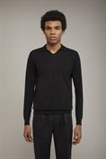LONG SLEEVES KNITTED POLO