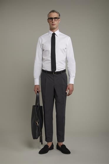 TROUSER DK GREY