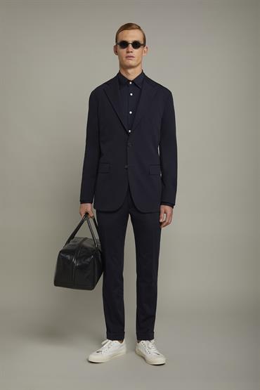 TROUSER DK BLUE