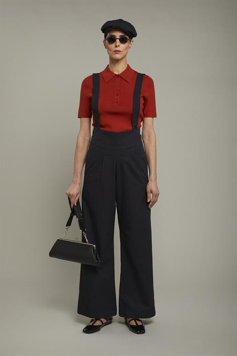 TROUSER WITH SUSPENDERS