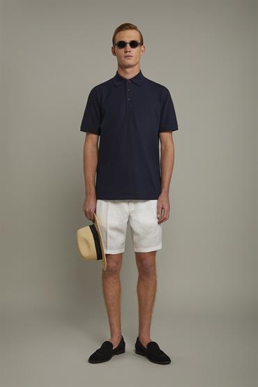SHORT SLEEVE POLO DK BLUE