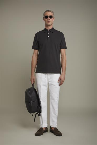 SHORT SLEEVE POLO GREY