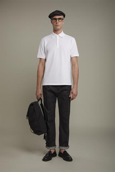 SHORT SLEEVE POLO WHITE