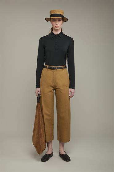 LONG SLEEVES POLO FOREST GREEN