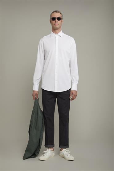 LONG SLEEVES POLO WHITE