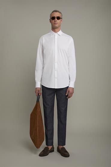 LONG SLEEVES POLO WHITE
