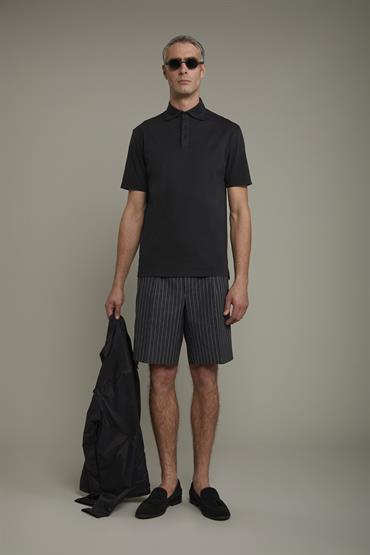 SHORT SLEEVES POLO BLACK