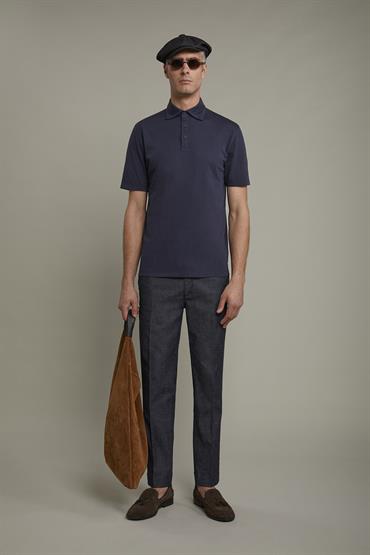 SHORT SLEEVES POLO DK BLUE