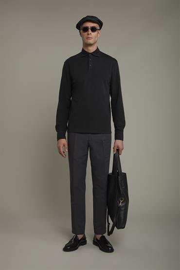 LONG SLEEVES POLO FOREST GREEN