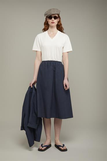 T-SHIRT V-NECK OFF WHITE