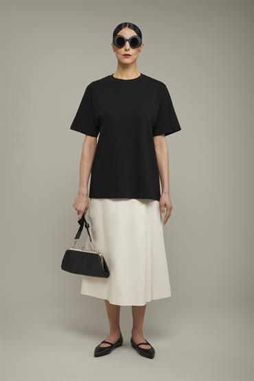 T-SHIRT ROUND NECK BLACK
